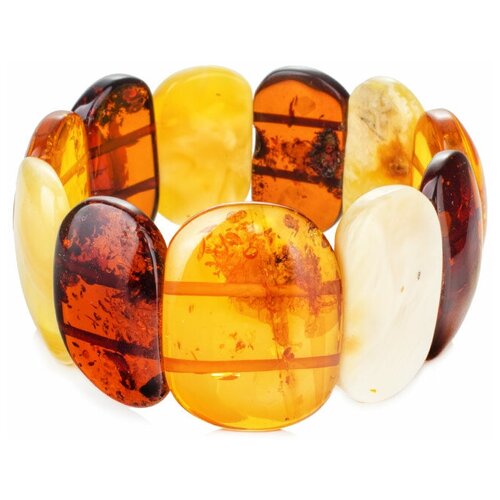 фото Amberholl браслет из натурального цельного янтаря «пластики разноцветные»