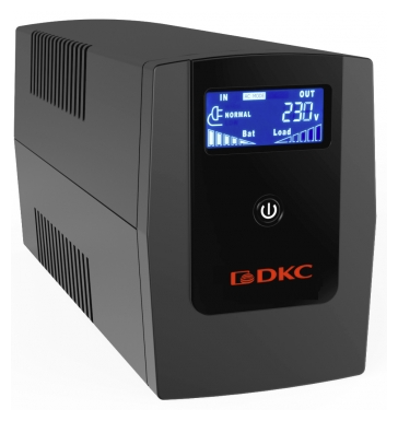 INFOLCD1200I ИБП Info LCD, 1200 ВА, IEC C13 (4), USB + RJ45 ДКС - фото №1