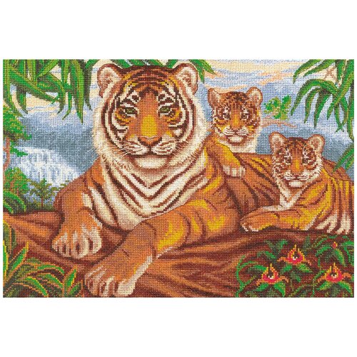 фото Набор для вышивания "panna" j-1001 ( ж-1001 ) "логово тигра"