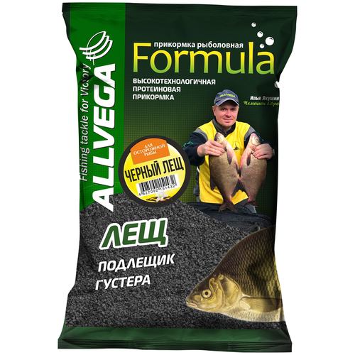 Прикормка ALLVEGA Formula GBF09, 900 г, , аромат ваниль, кориандр, черный