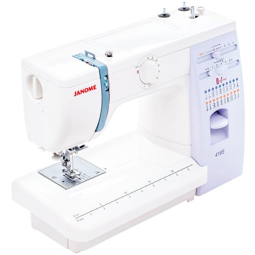 Швейная машина Janome 419S / 5519, бело-сиреневый швейная машина janome 5519