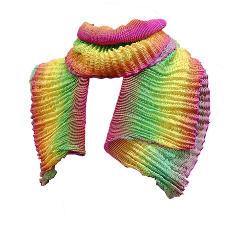 фото Шарф crystel eden,132х38 см, зеленый, желтый