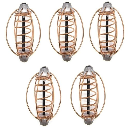 фото Набор кормушек арбуз, снасть кормушка для рыбалки, упаковка 5 шт, вес 45 гр. fishing tackle