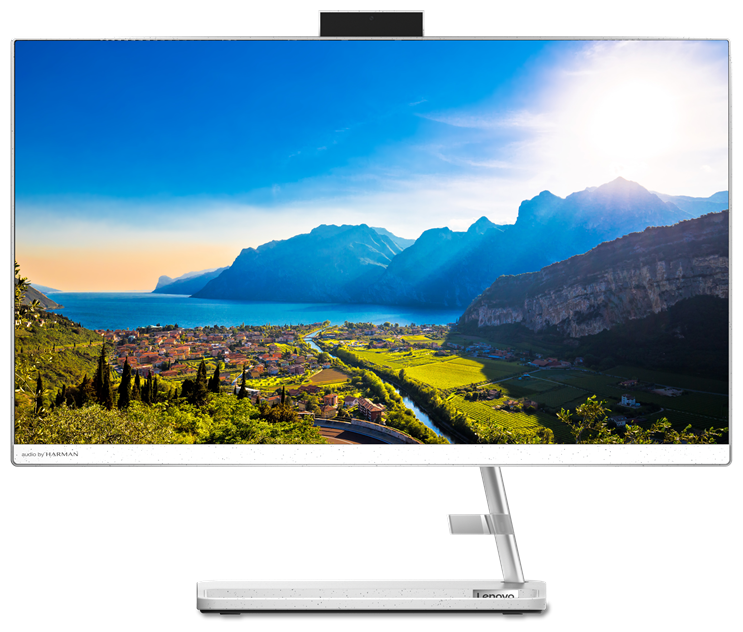  Lenovo IdeaCentre AIO 3 24ITL6 23.8"(1920x1080)/Intel Core i5 1135G7(2.4Ghz)/8192Mb/256SSDGb/noDVD/Int:Intel Iris Xe Graphics/BT/WiFi/war 1y/6.81kg/white/noOS + RU kbd, mouse USB