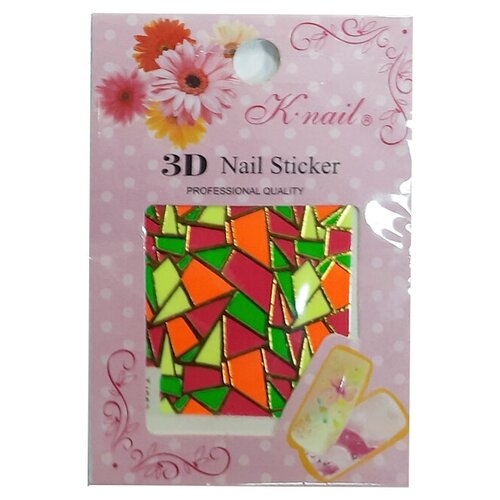 Наклейки для ногтей Iron Style 3D Nail Sticker GD- (A) 1 уп