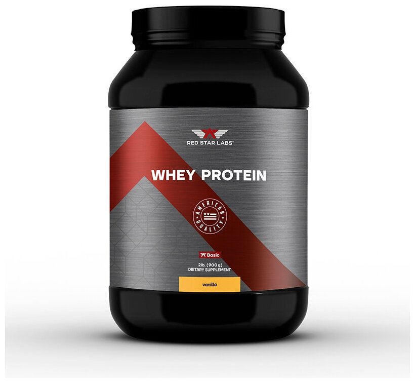Red Star Labs WHEY PROTEIN, 900 г, вкус: ваниль