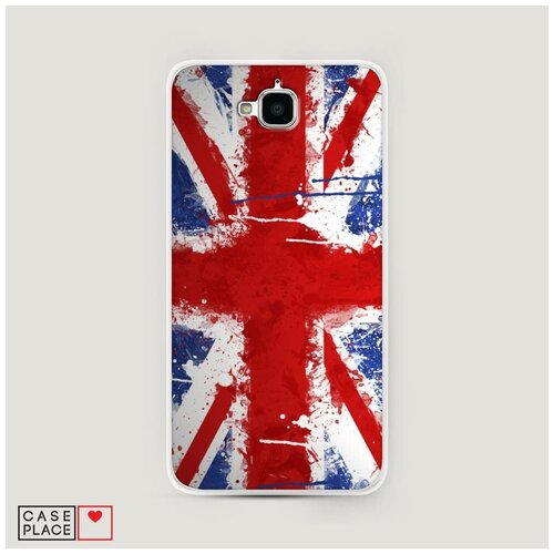 фото Чехол силиконовый honor 4c pro флаг великобритании 2 case place
