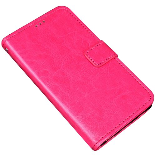 Чехол-книжка MyPads для Huawei P Smart 5.65 (FIG-LX1 /AL00) / Huawei Enjoy 7S с мульти-подставкой застёжкой и визитницей розовый