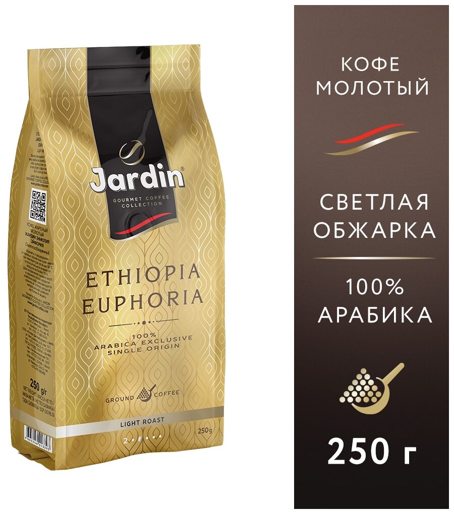 Jardin кофе молотый Ethiopia Euphoria 250г. - фотография № 3