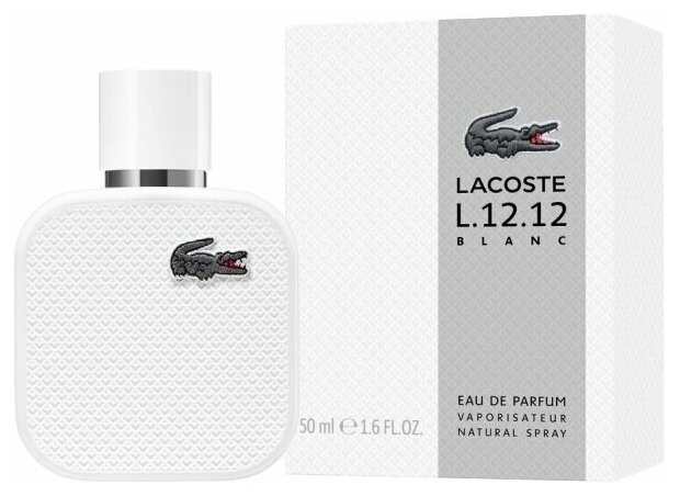 LACOSTE парфюмерная вода L.12.12 Blanc, 50 мл