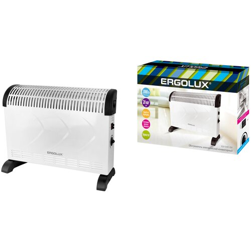 ERGOLUX ELX-СH01-C01 белый (конвекционный обогреватель, 220-240 В,750/1250/2000 Вт) (Цена за: 1 шт.)