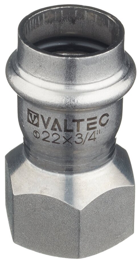 Пресс-фитинг из нержавеющей стали Valtec ВР 22 мм х 3/4" - фото №13