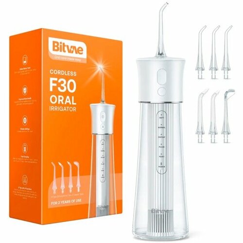 Ирригатор Bitvae F30 Water Flosser портативный, белый