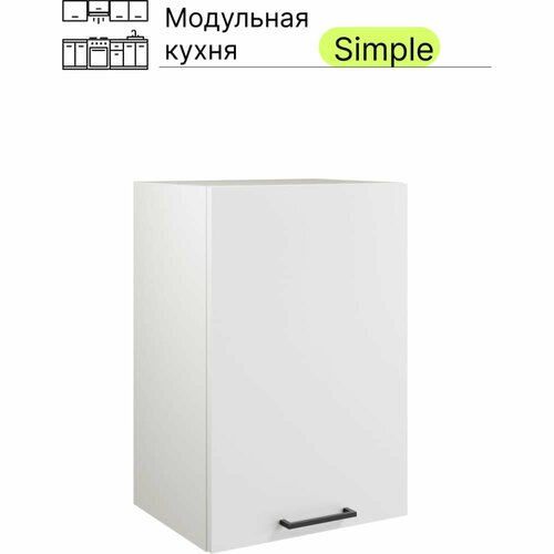 Навесной шкаф Атмосфера 40см Simple В400 Белый Белый 3773₽
