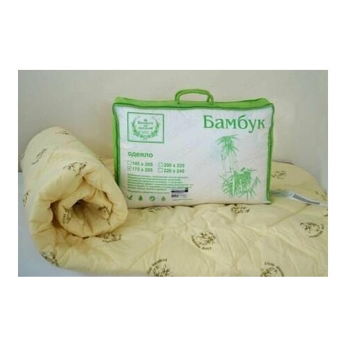 Одеяло Люкс-Эконом Бамбук-пэ среднее 2х сп 175х205 ТМ Принцесса на горошине 2457₽