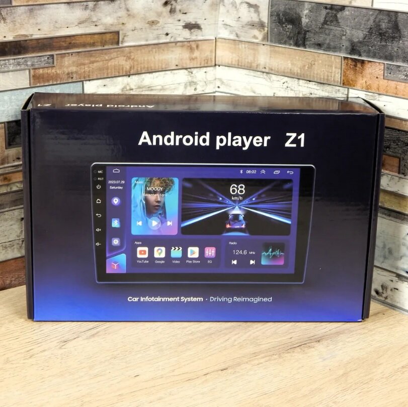 Магнитола Android Player Z1 2/32 12 андроид 2 din 9 дюймов