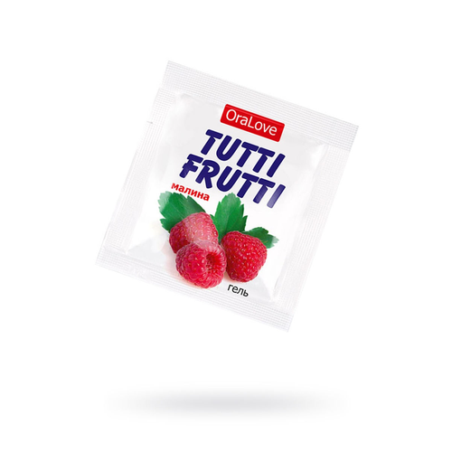 Гель TUTTI-FRUTTI малина серии OraLove одноразовая упаковка 4 г