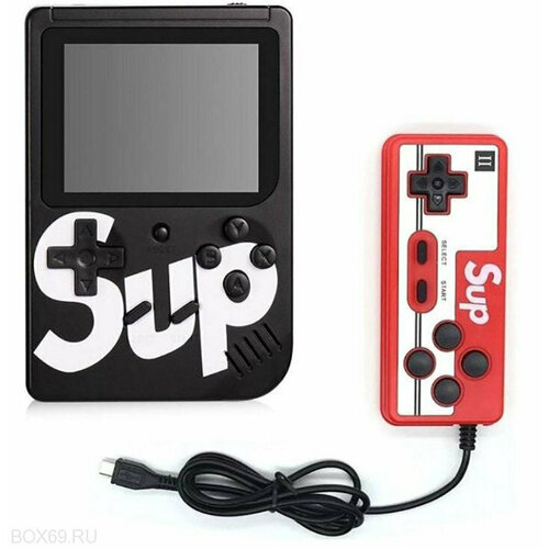 Портативная игровая приставка SUP Game Box Plus 400 в 1 + джойстик (геймпад) / Retro Game PLUS / Black sup game портативная приставка портативная игровая приставка sup game джойстик игровая консоль с джойстиком sup game box 400 in 1 синяя