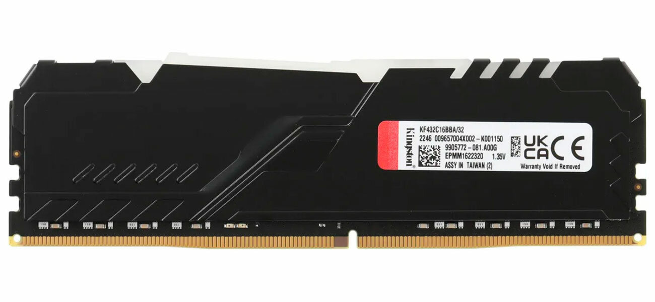 Память оперативная DDR4 Kingston CL16 32GB 3200MHz (KF432C16BBA/32) - фото №20