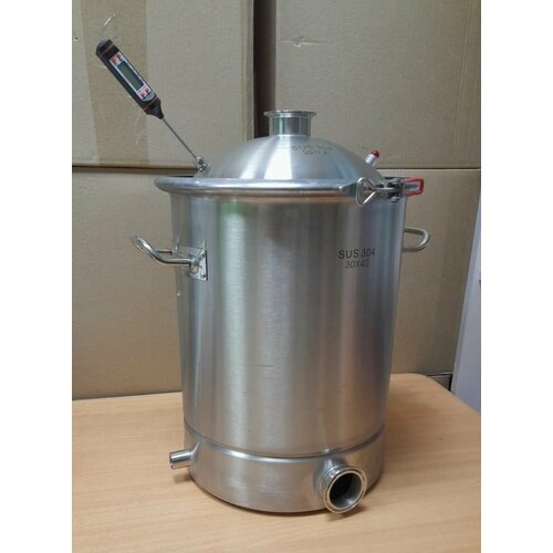 Перегонный куб Люкс 28 литров с клампом по тэн выход в крышке 2 дюйма 1920000₽