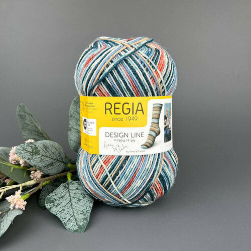 Пряжа DESIGN LINE Schachenmayr REGIA , 100 гр/420 м, цвет 03657 (summer night color)