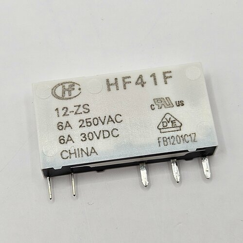 реле te2 160 12vdc te2 160 12vdc te2 160 te2160 12vdc dc12v dip8 10 шт лот Реле 1CO, 12VDC, HF41F/12-ZS без колодки