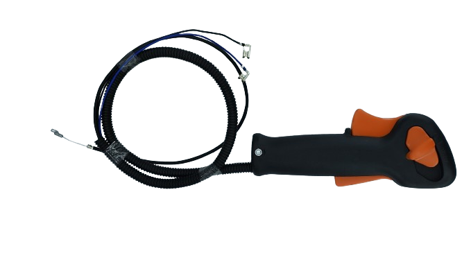 Ручка газа для триммера Stihl FS 38 - FS 55 (зацеп на карбюратор- крюк)