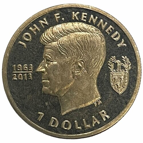 Брит. Виргинские острова 1 доллар 2013 г. (50 лет со дня убийства Кеннеди) (Лот №2) kennedy ian g titian