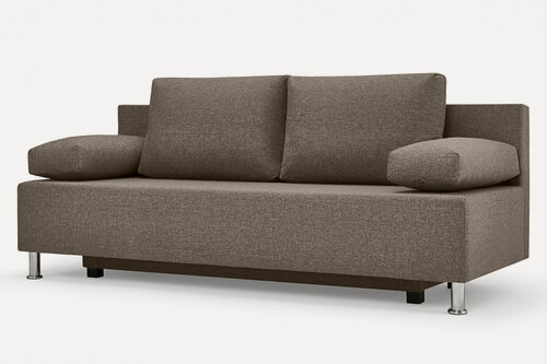 Изображение товара Диван-кровать Hoff Морис, еврокнижка 195х80х78 см, обивка рогожка, цвет медово-коричневый