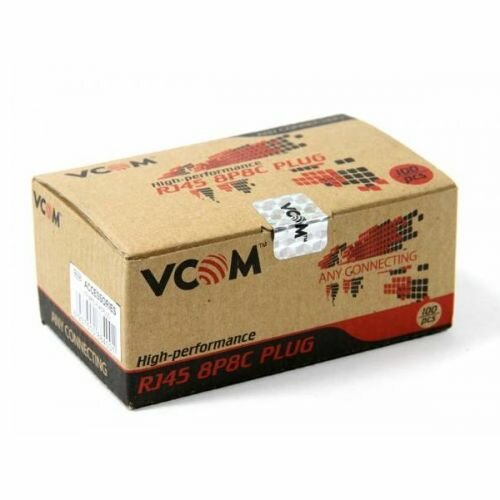 Коннектор Vcom RJ-45 5e категории UTP 100шт VNA2200-1/100 VCOM Telecom - фото №13