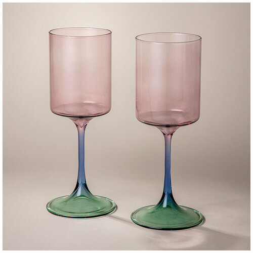 Набор бокалов для вина из 2 шт colors 375 мл Lefard (196684)