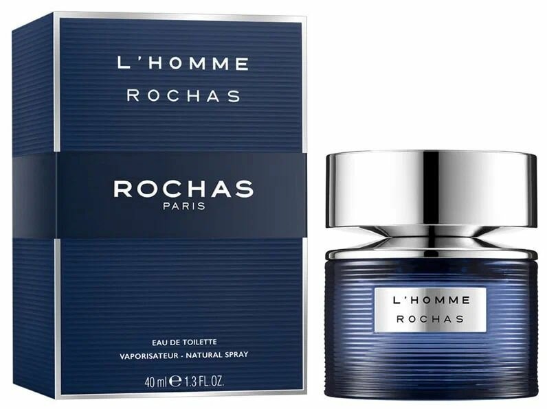 Туалетная вода Rochas "L'Homme", мужская, 60мл, восточный, фужерный