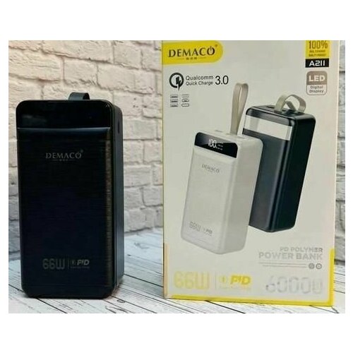 Повербанк 60000 mah power bank пауэрбанк быстрая зарядка повербанк power bank пауэрбанк 40000 оригинал hoco j86