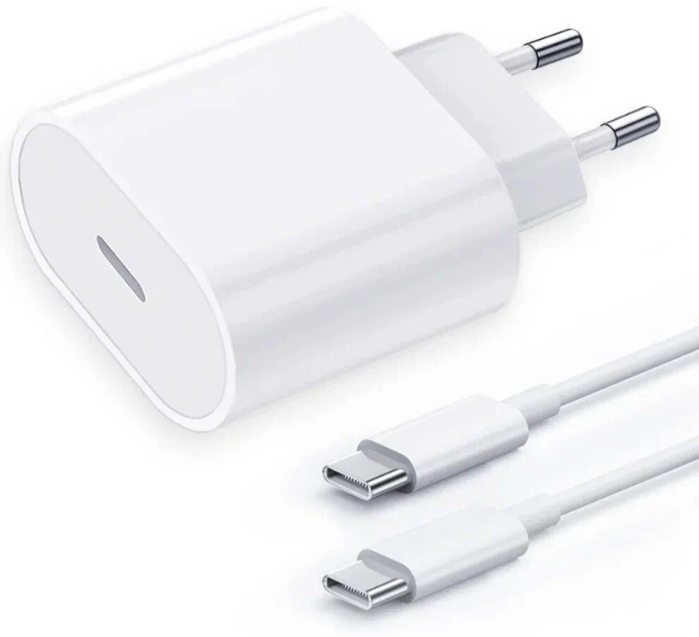 Быстрая зарядка, для iPhone 15/15 Pro/15 Max/16/16 Pro/16 Max, 25Вт, Type-C — фото 1