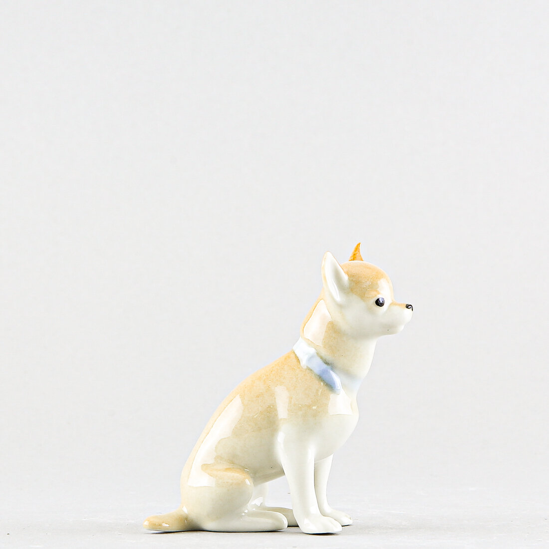 фото Скульптура Чихуахуа Хорхе Императорский фарфоровый завод 7.3 см