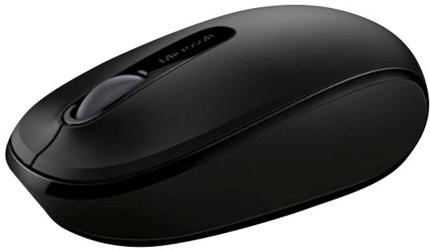 Мышь Microsoft Mobile Mouse 1850 черный оптическая (1000dpi) беспроводная USB для ноутбука (2but)