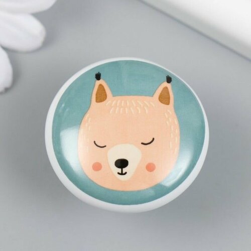 Ручка для шкатулки керамика металл Белочка 38х38х28 см 650₽