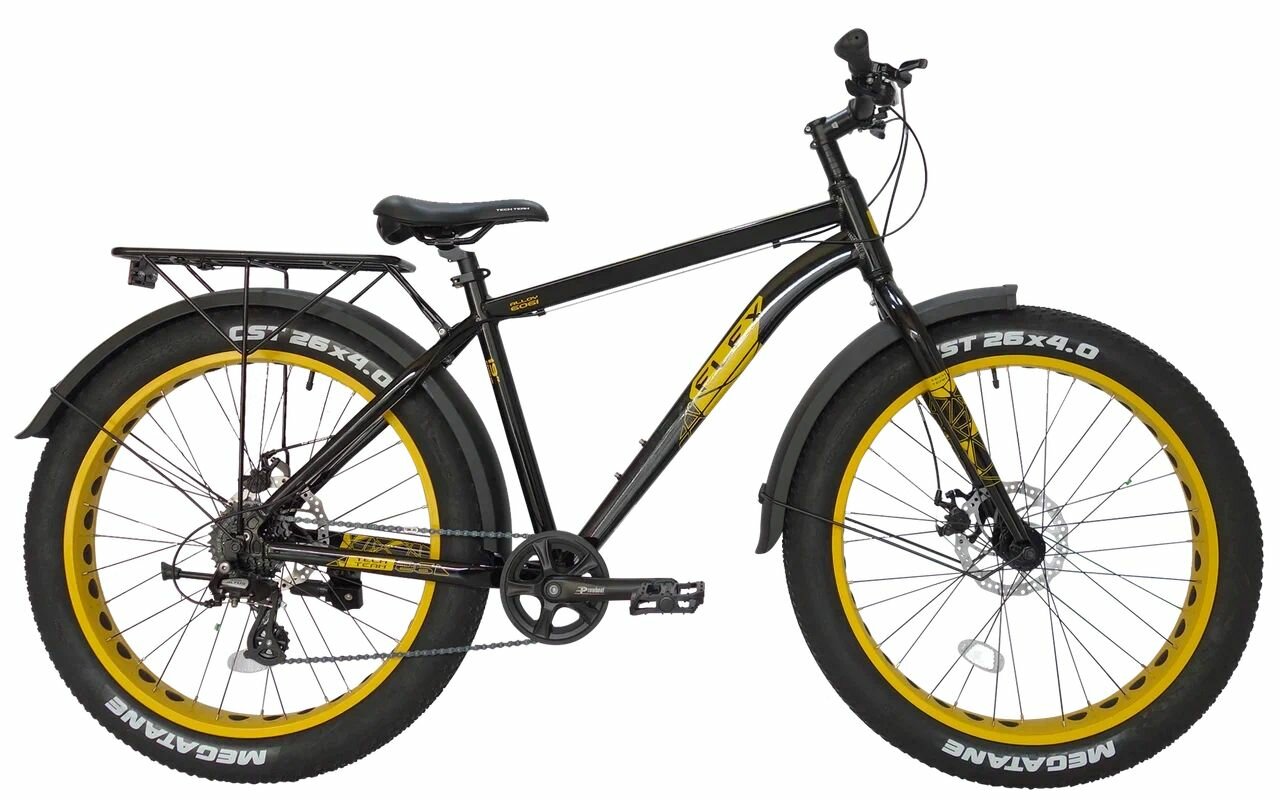 Велосипед Flex 26"х19" жёлтый 2024