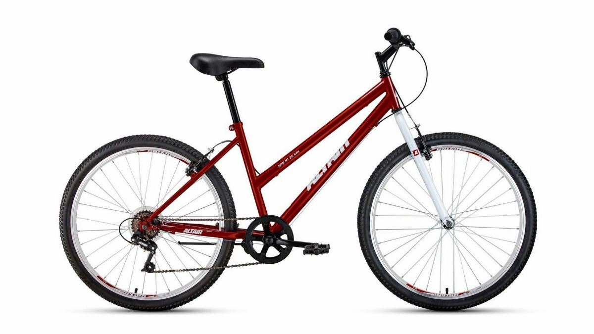 Горные (кросс-кантри) велосипеды ALTAIR Горный велосипед ALTAIR MTB HT 26 low 2020-2021, 15" красный/белый