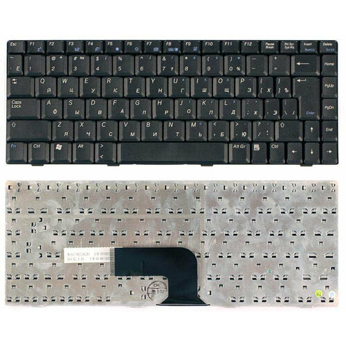 клавиатура для ноутбука asus u43f русская черная версия 2 Клавиатура для Asus 04GNA11KRU12, русская, черная, версия 2