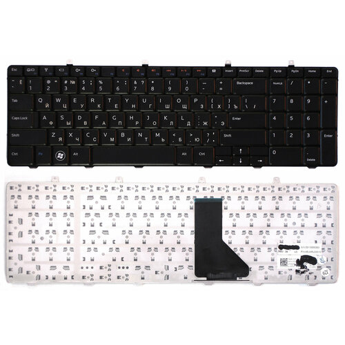 Клавиатура для ноутбука Dell Inspiron 1764 черная keyboard клавиатура для ноутбука dell inspiron 1764 черная