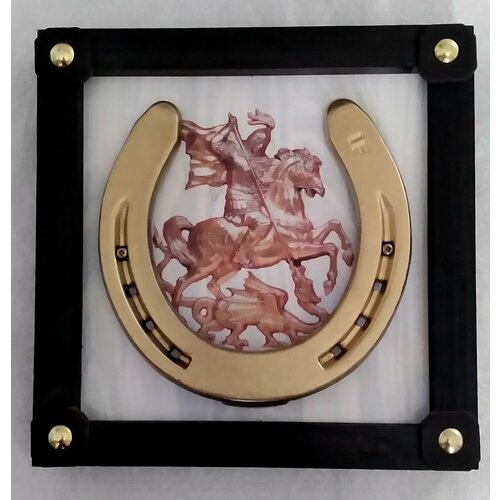 Оберег для дома/ Подкова на счастье c принтом