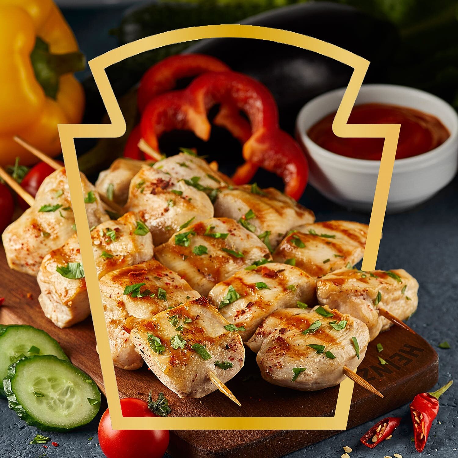 Кетчуп Heinz, для шашлыка, укроп-петрушка, 320гр KraftHeinz - фото №4