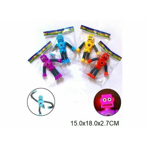 Антистресс робот со светом 4 цветаLY635-1A