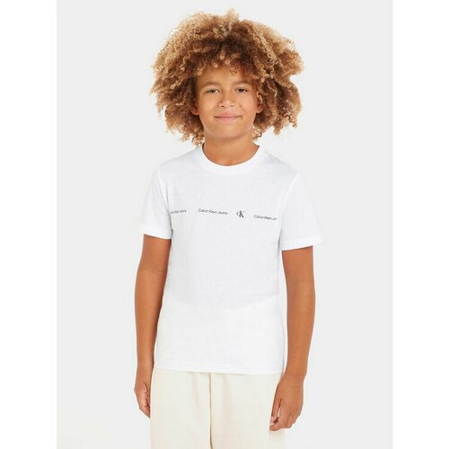 Футболка Calvin Klein Jeans, размер 6Y [MET], белый футболка calvin klein размер m серый