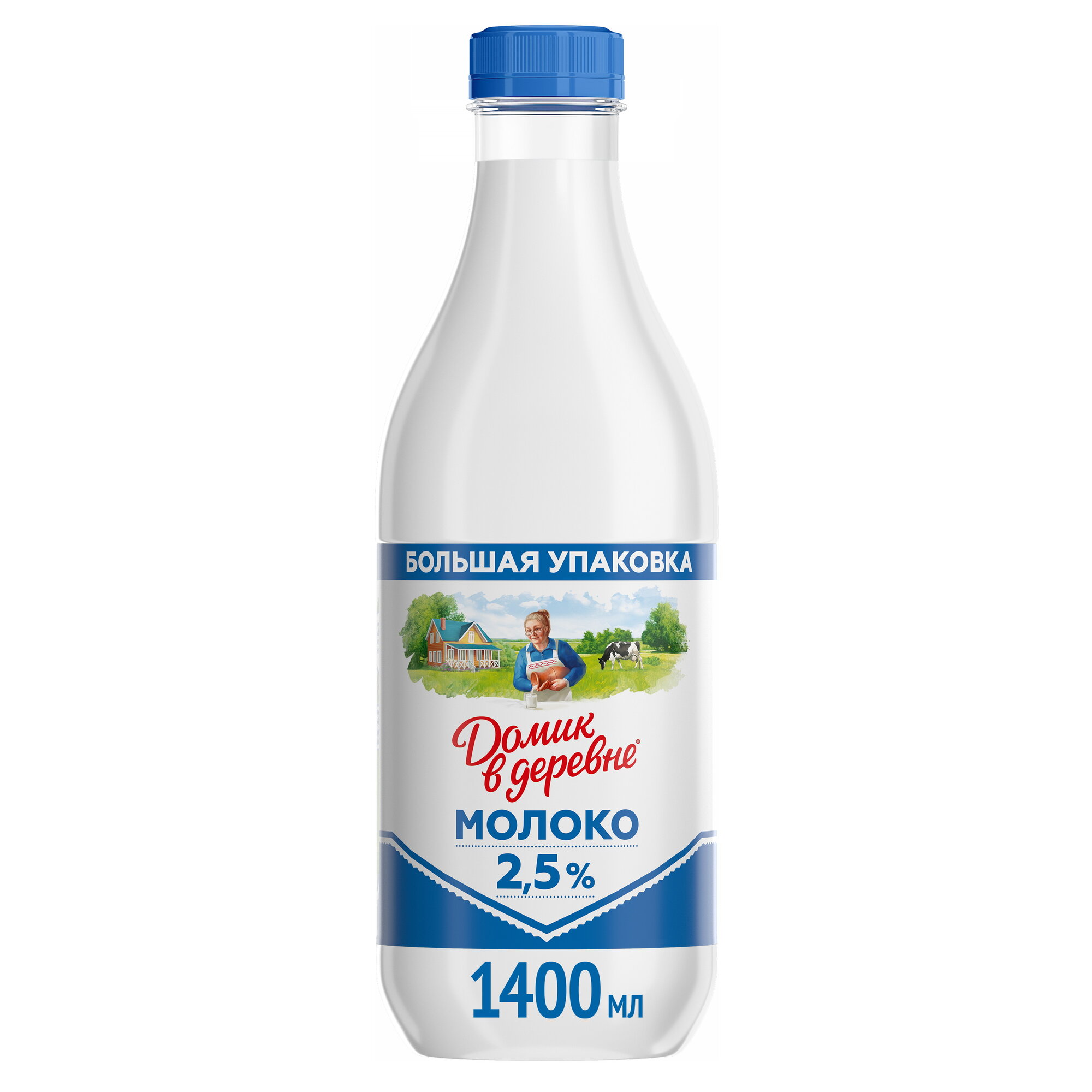 Молоко пастеризованное Домик в деревне 2.5%