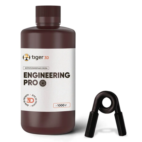 Фотополимерная смола Tiger 3D Engineering Pro Resin, черная (1 кг)