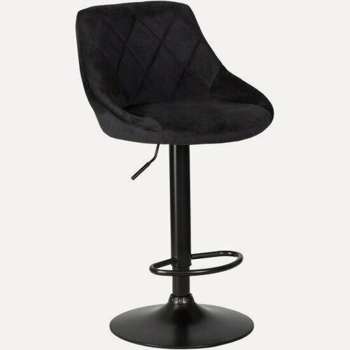 Изображение товара Стул барный Dobrin LOGAN BLACK (черный велюр (MJ9-101))
