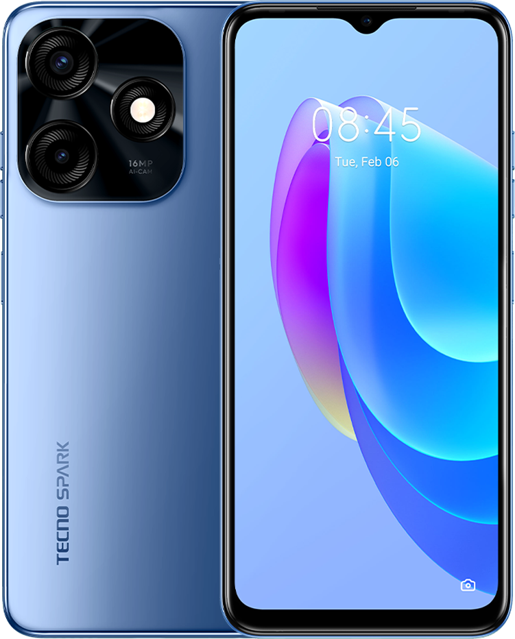 Смартфон TECNO Spark 10c 4/128 ГБ Global, Dual nano SIM, Meta Blue