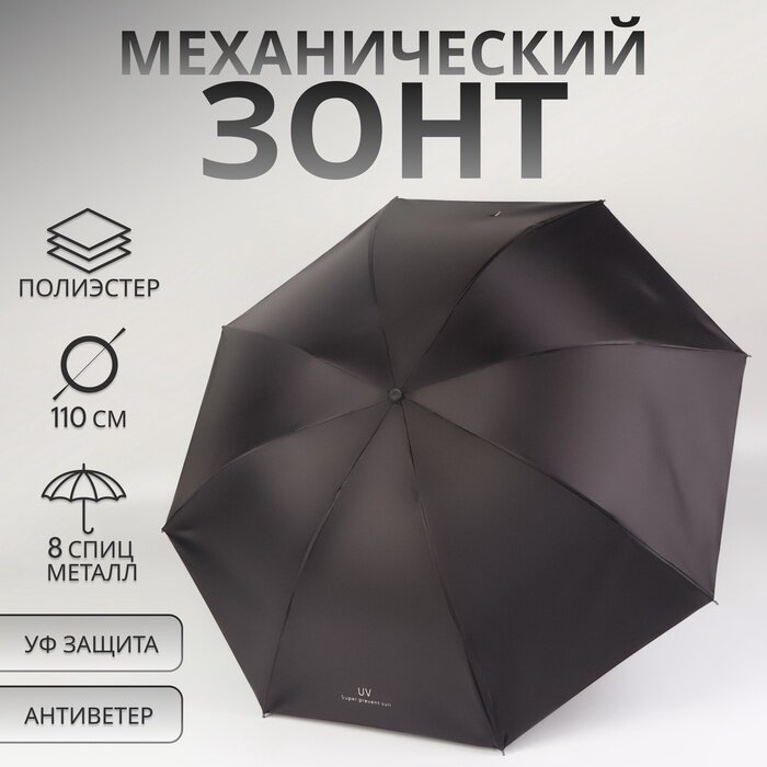 Зонт Queen Fair, черный